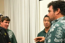 Ted Radovich at aquaponics conference